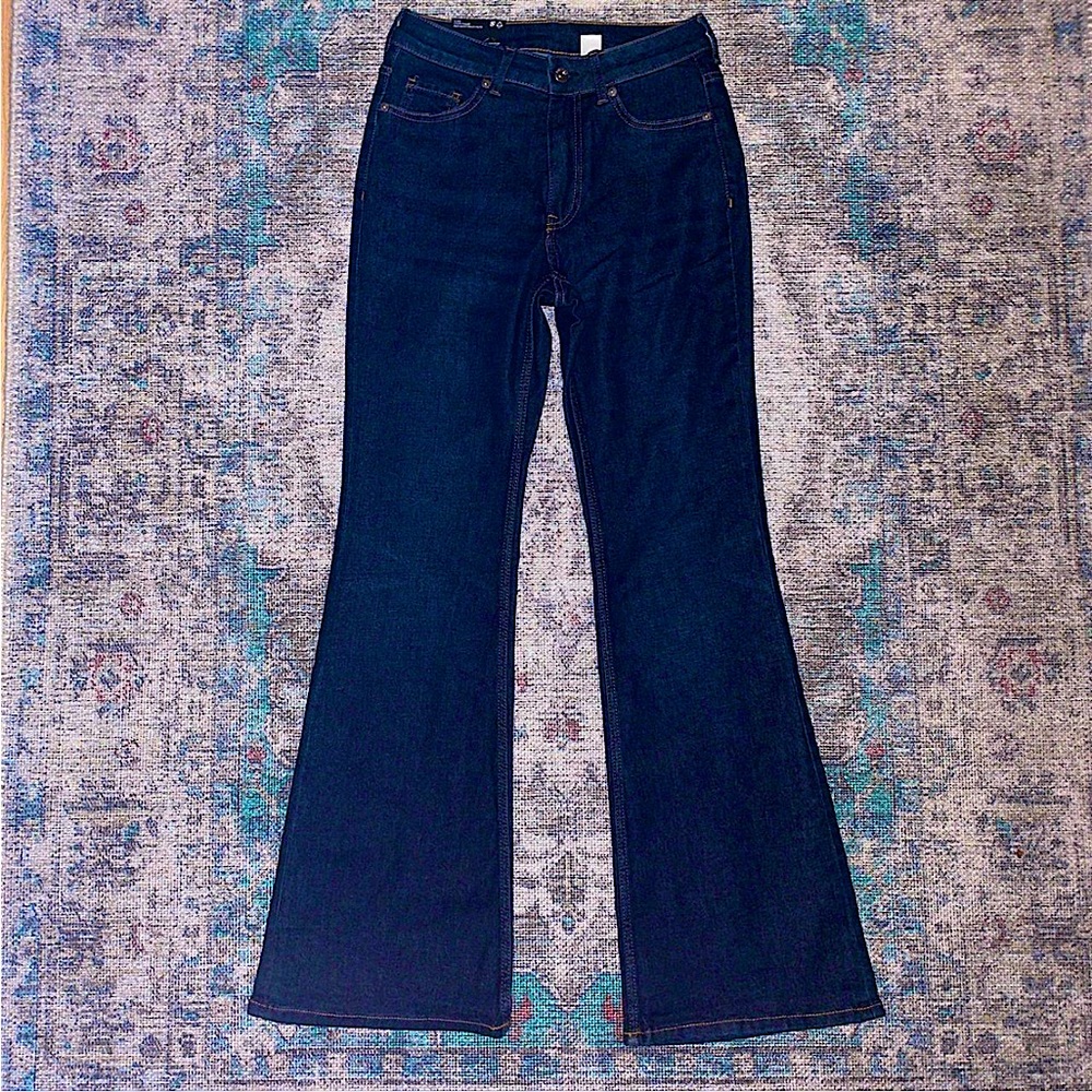 H&M High Waisted Bootcut Jeans